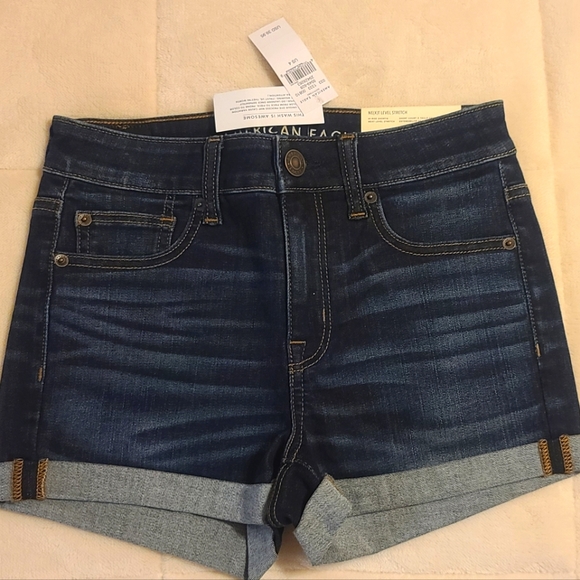 American Eagle Outfitters Pants - NWT American Eagle Next Level Stretch Hi-Rise Shortie Size 4 Jean Shorts